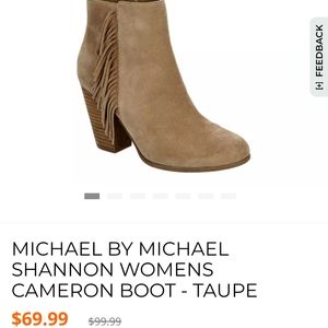 Michael by Michael Shannon womens Cameron boots taupe